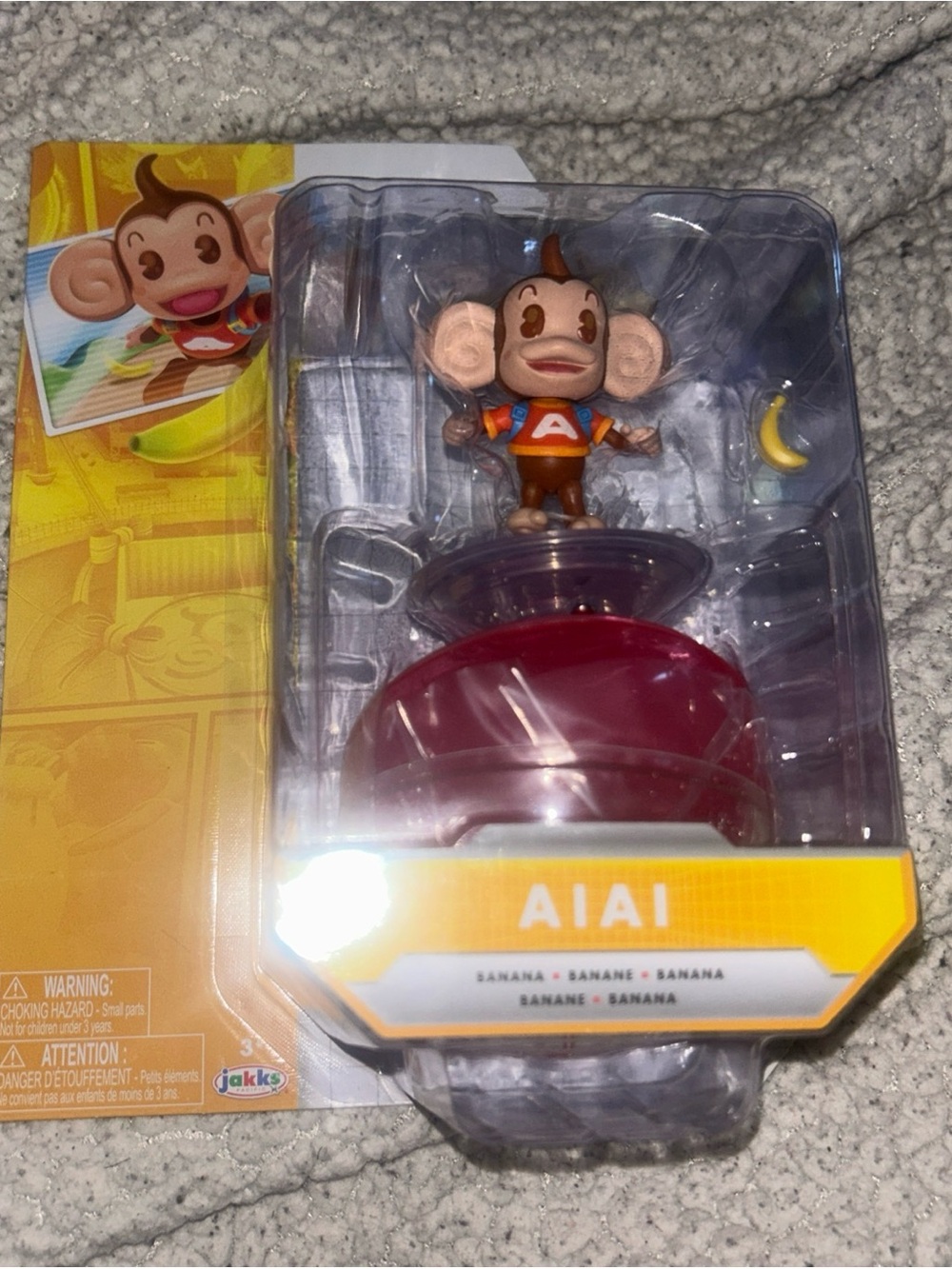 Super Monkey Ball AIAI Video Game Action Figure Sega Nintendo 2023 Jakks Pacific